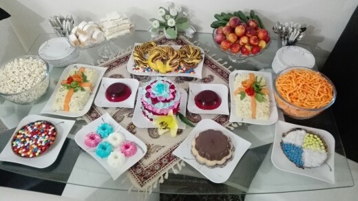 عکس میز تولدم 16 تیر