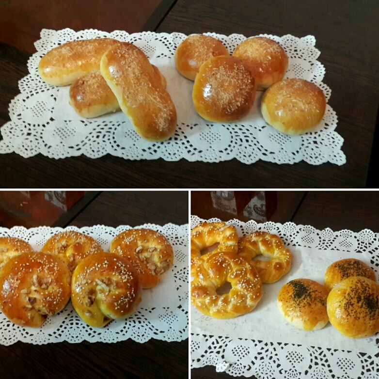 عکس نان هایه خوشمزه نان شیرمال و نان ارده و نان نارگیلی