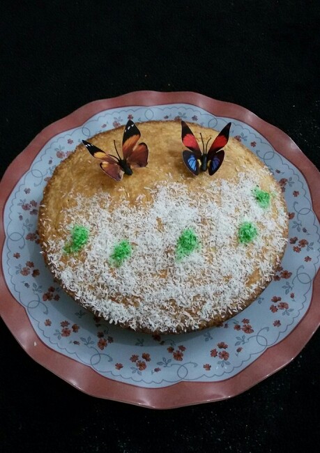 عکس کیک نارگیلی