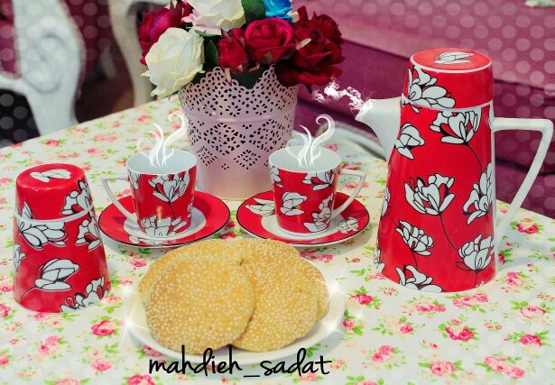 عکس کلوچه کنجدی