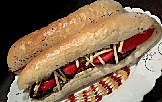 عکس ساندویچ همبرگر مخصوص همسر جان