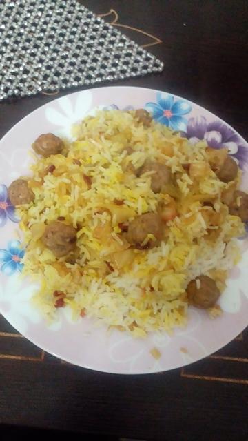 کلم پلو شیرازی 