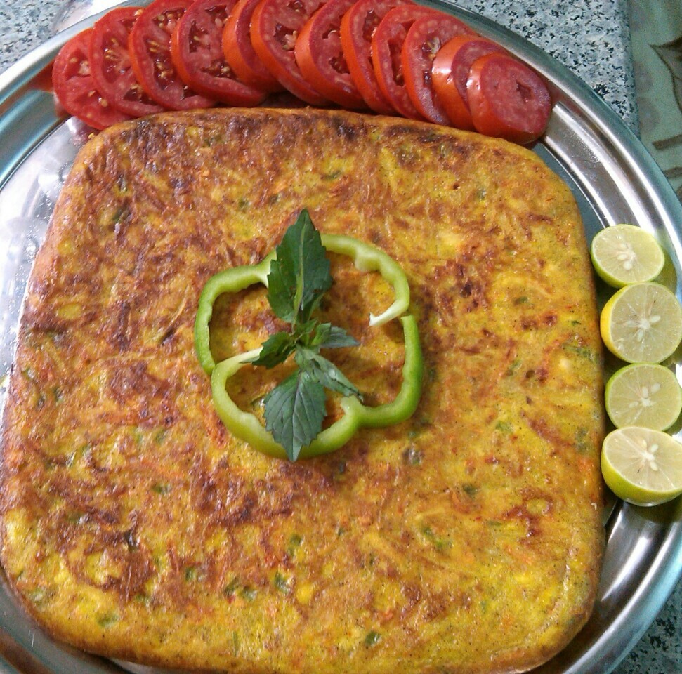 عکس کوکوی مرغ فوق العاده خوشمزه