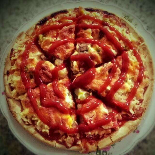 عکس پیتزا سیب زمینی 