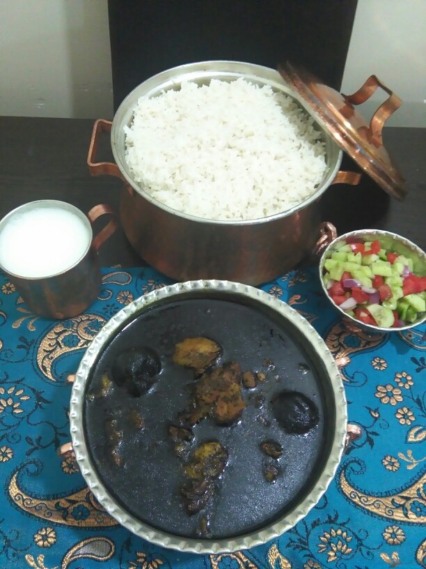 عکس قرمه سبزی خودم پز