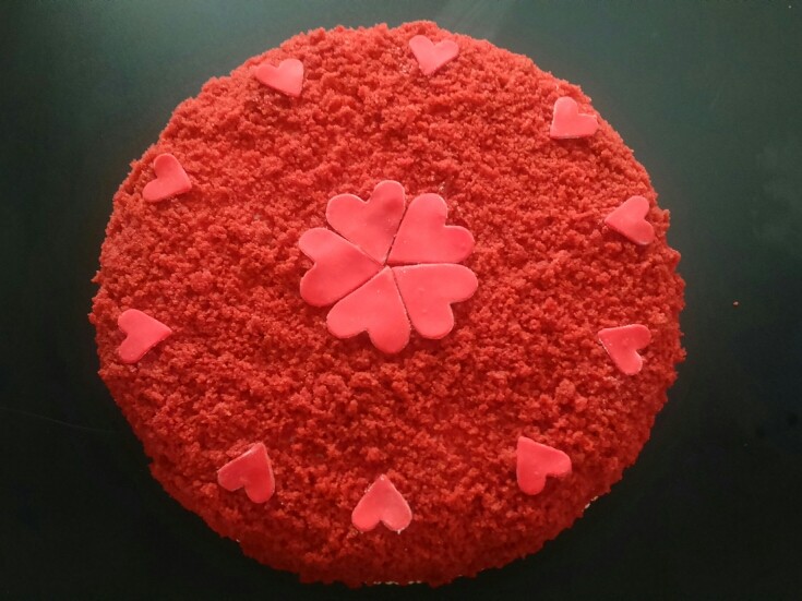 عکس کیک ردولوت(قرمز مخملی)
