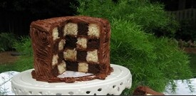 عکس کیک شطرنجی