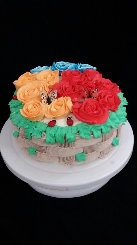 کیک تولد به مناسبت تولد عشقم 21مرداد95