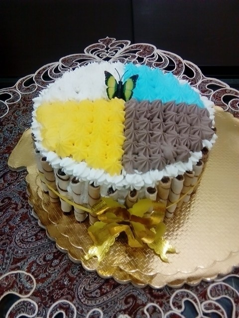 کیک تولد خودم
