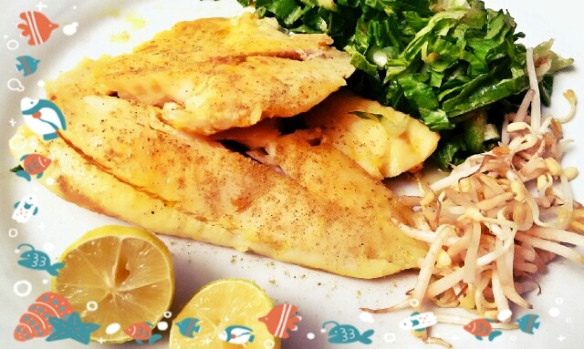 عکس خوراک ماهی سالمون با لیموترش