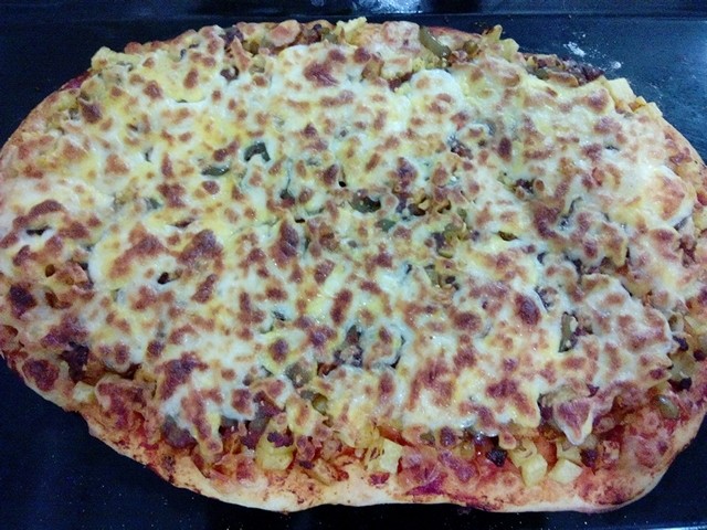 عکس پیتزا گوشت