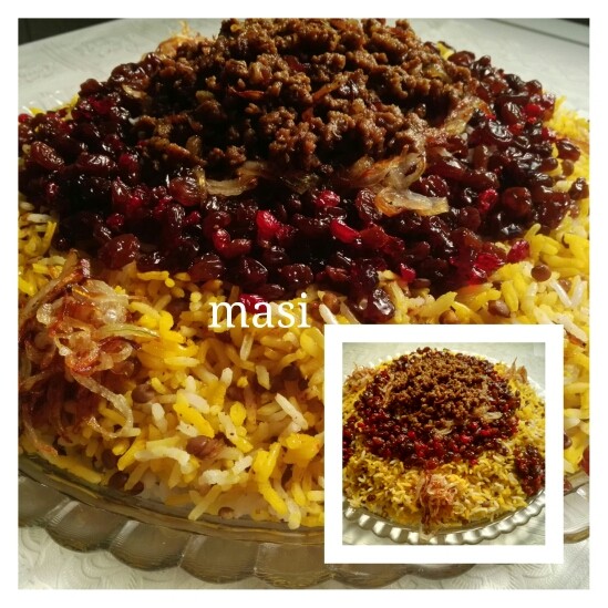 عکس عدس پلو به روایت تصویر ،خیلی خوشمزه بود جاتون سبز