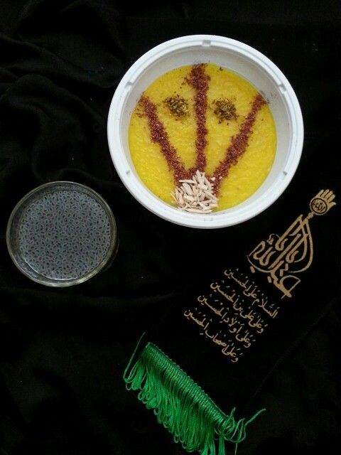 عکس شله زرد و شربت نذر روز عاشورا