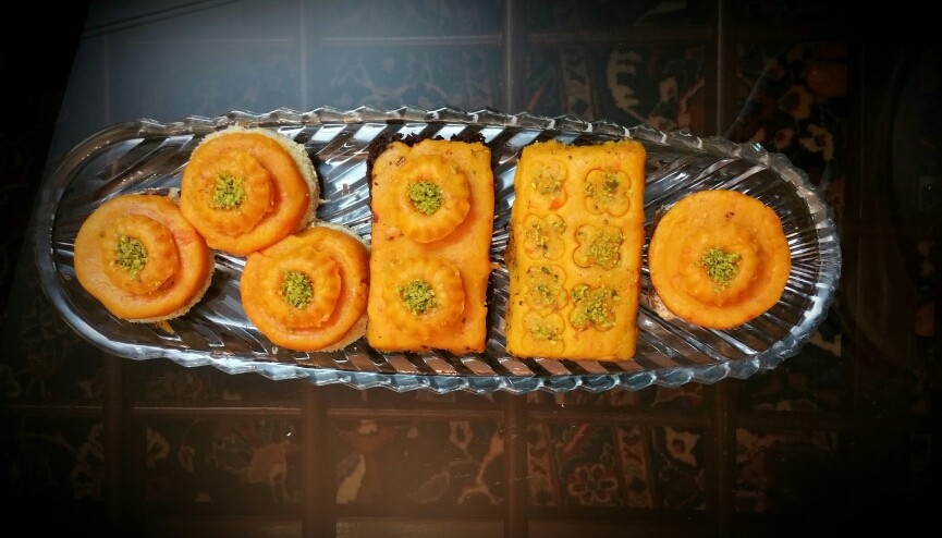 حلوای هویج با پایه کیک