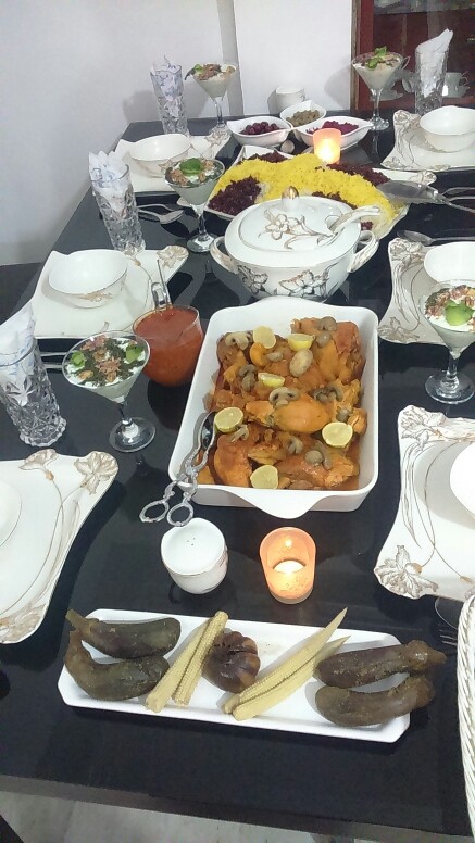 عکس مهموني شام
