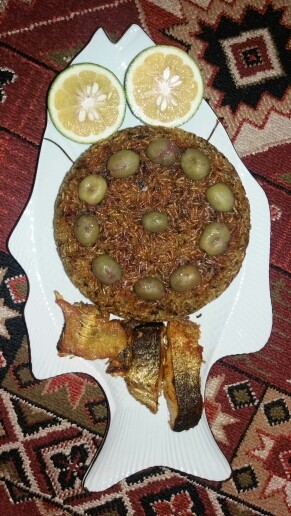 سبزی پلو با ماهی