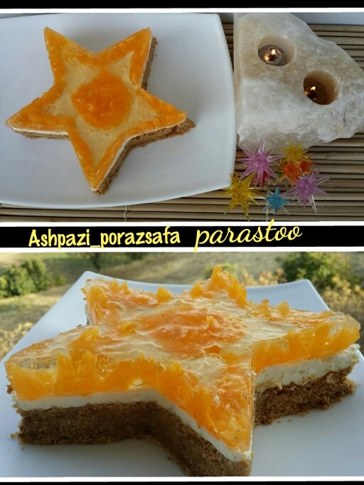 عکس چیزکیک نارنگی