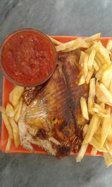 عکس ماهی سرخ شده