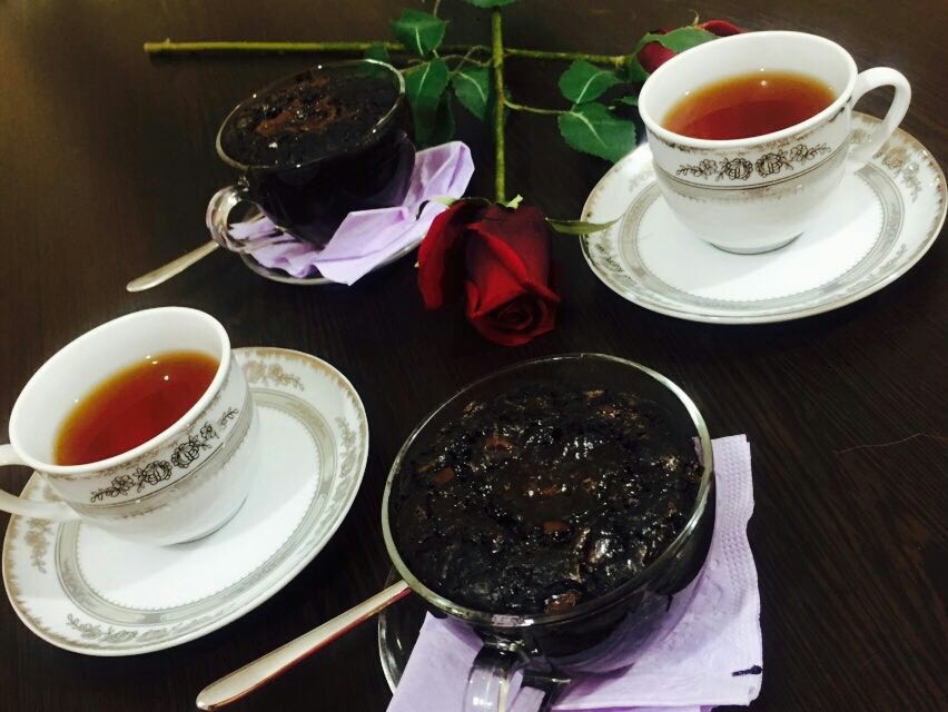 عکس کیک فنجونی با مرکز مذاب
