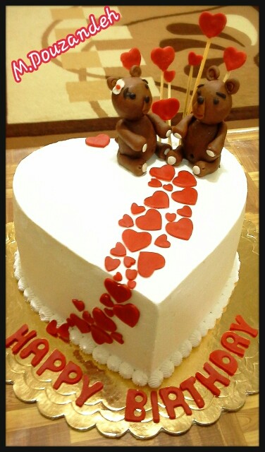 عکس کیک بمناسبت سالگرد ازدواج