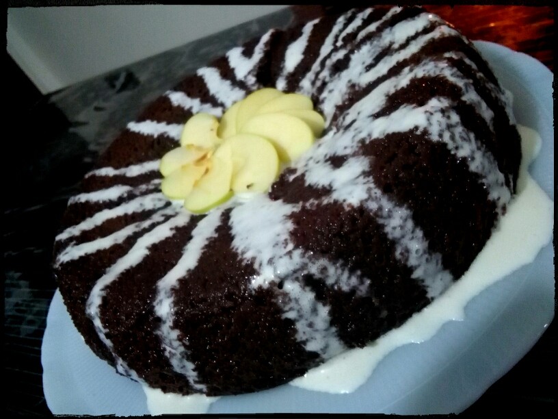 عکس کیک خیس شکلاتی( کیک تولدم)