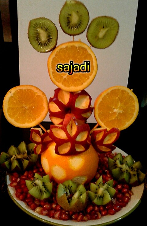 عکس تزئین میوه 