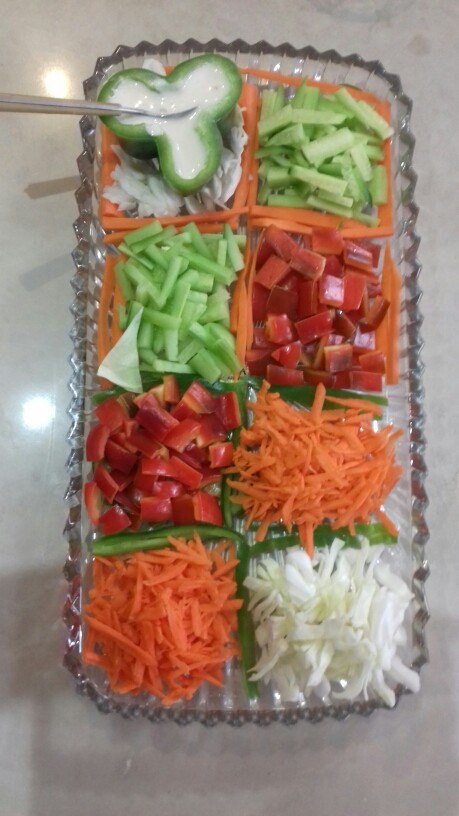 عکس سالاد کلم با سبزیجات