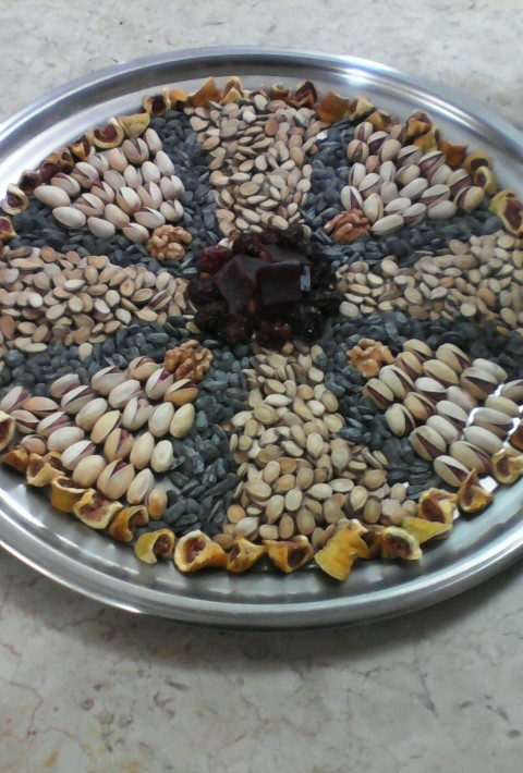 عکس سینی آجیل پارسالم