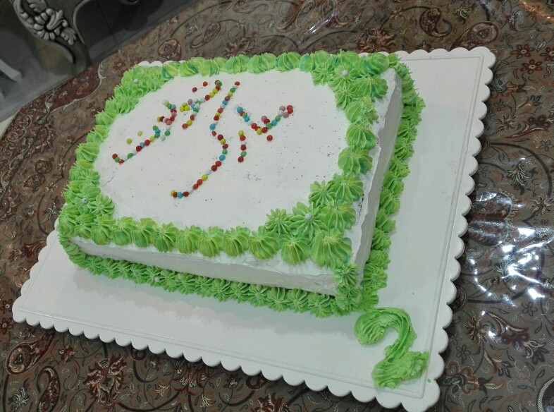 کیک تولد دوسالگی خاهرزادم :)