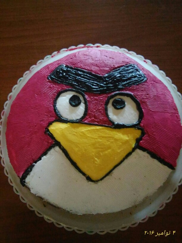 عکس کیک angry birds برای تولد خواهرم♡