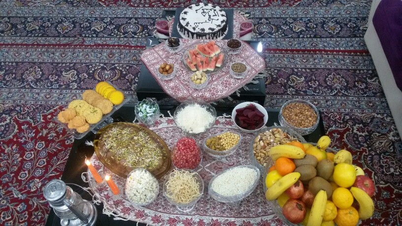 عکس میز شب یلدا