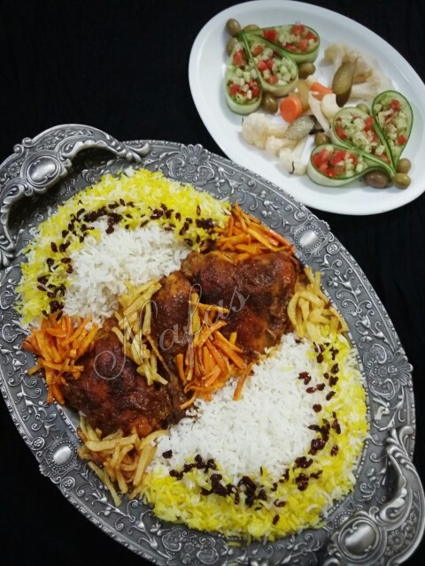 عکس خورش مرغ با سس مخصوص