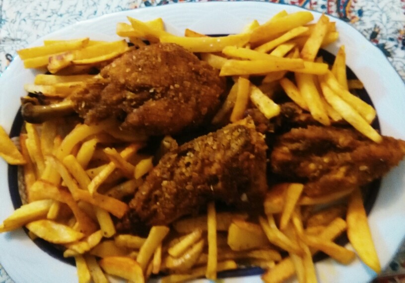 مرغ سوخاری 