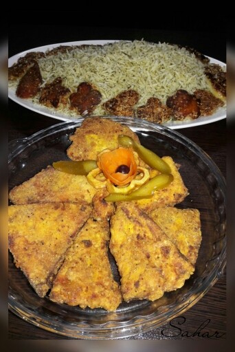 عکس شویدپلوباماهی سوخاری