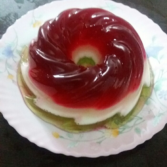 عکس ژله رنگین کمان