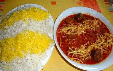 عکس خورش قیمه بادمجان