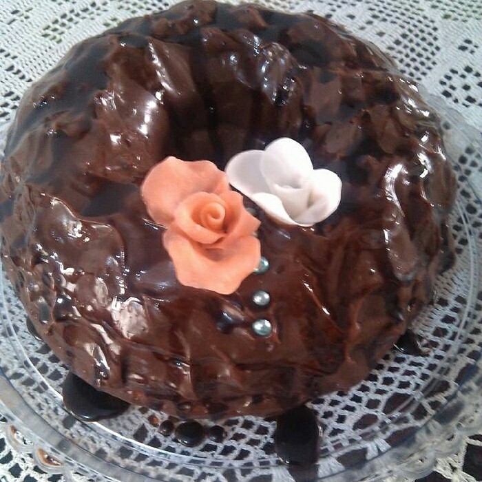 عکس کیک شکلاتی