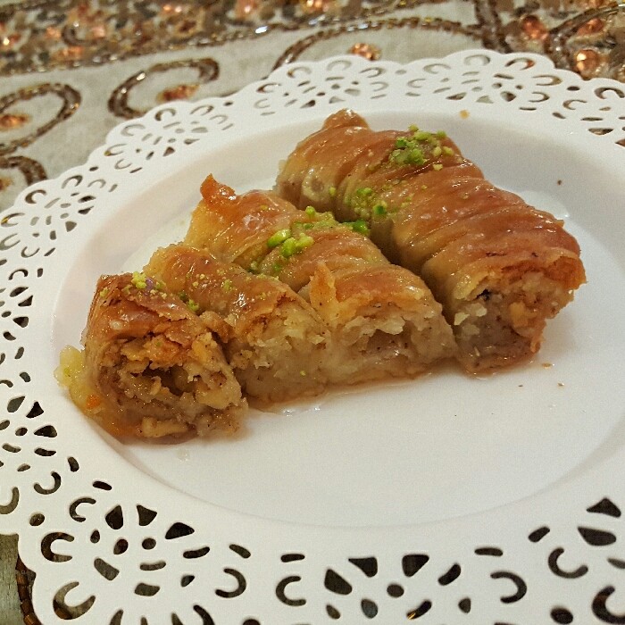 عکس باقلوای حلزونی