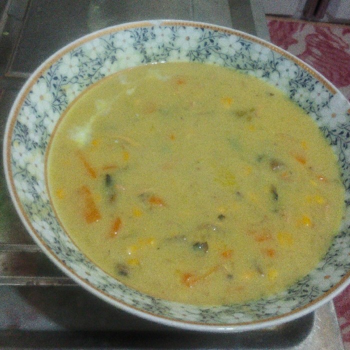 سوپ قارچ و مرغ