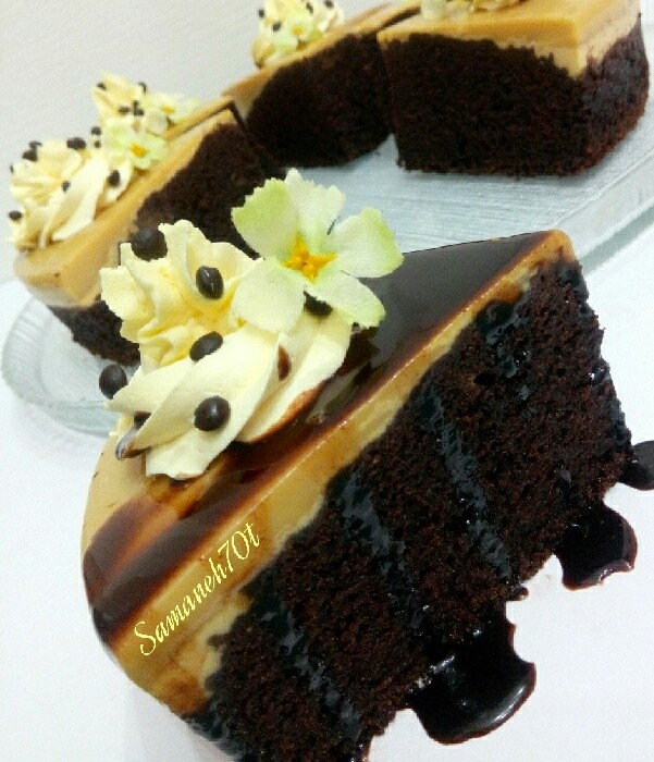 عکس کیک کارامل فلن کیک