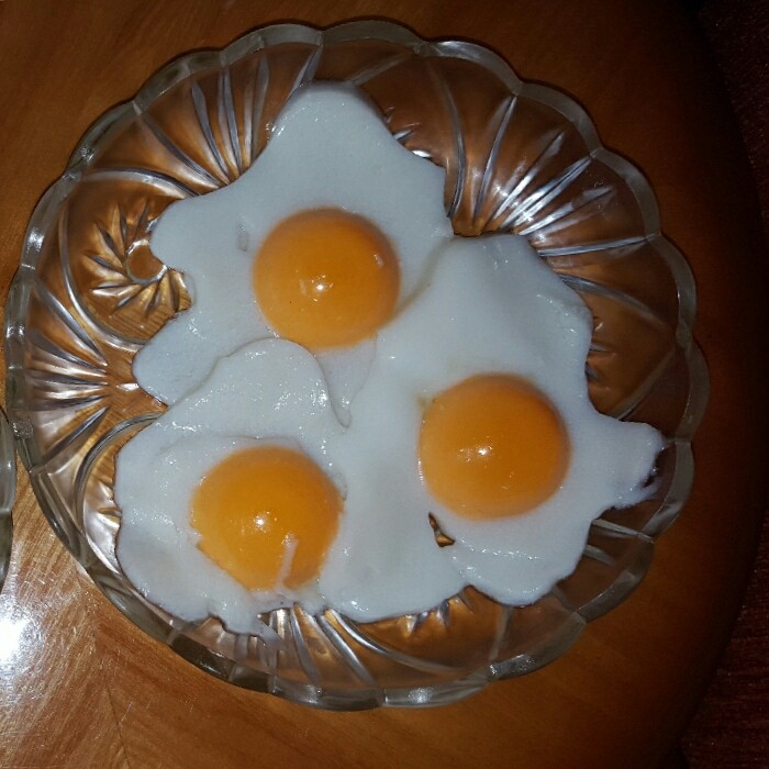 عکس ژله تخم‌مرغی
