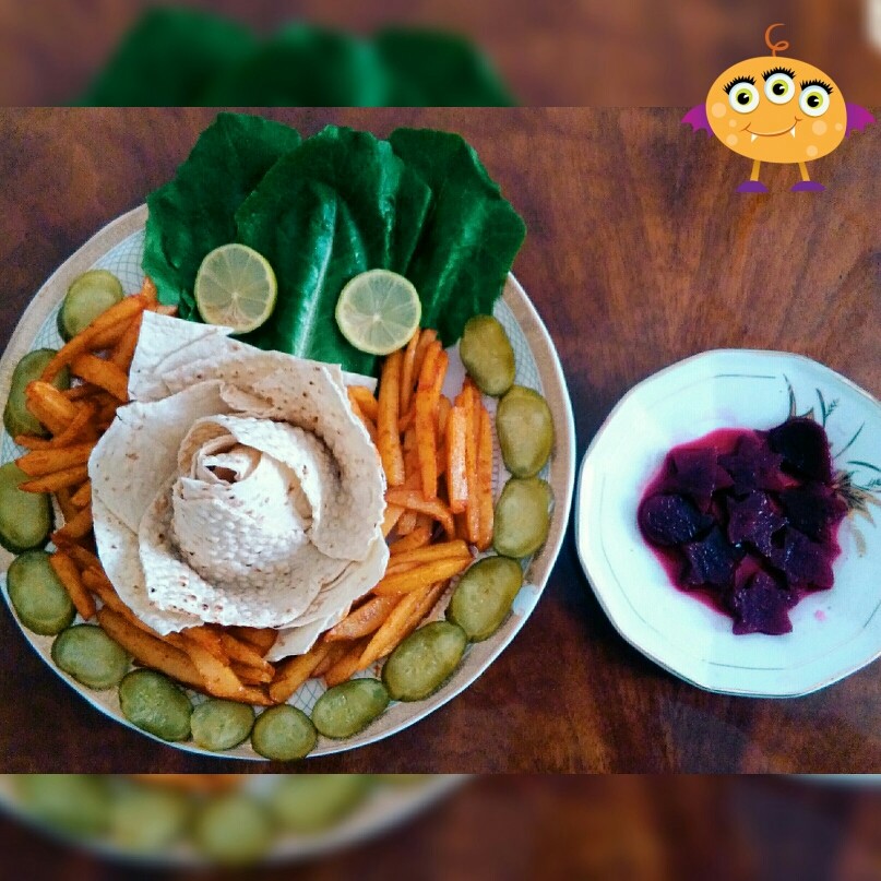 عکس سیب زمینی عسلی کنجدی (چین)