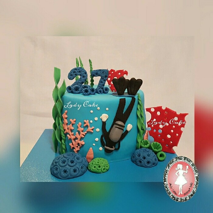 عکس کیک غواصی