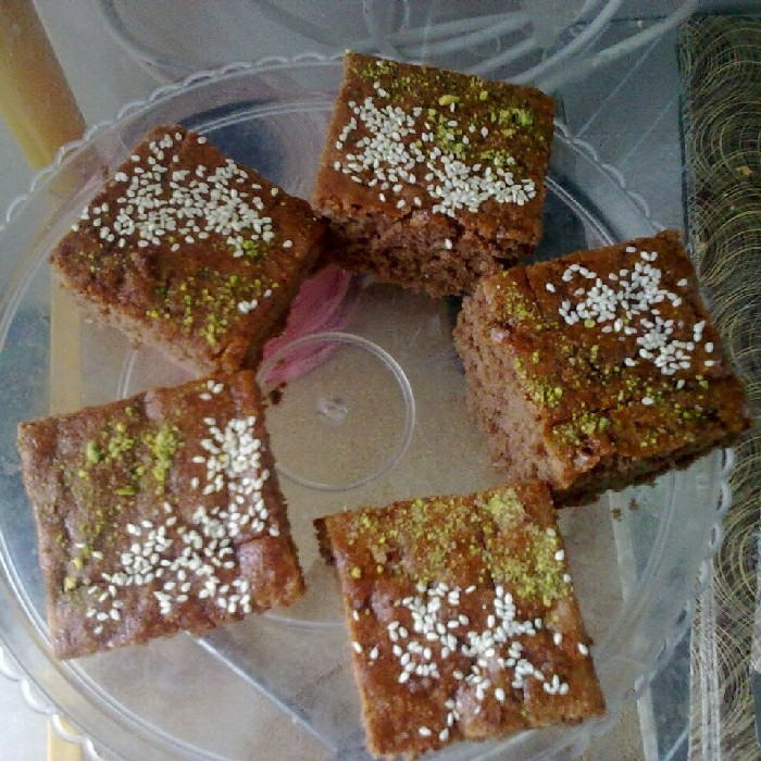 عکس شیرینی تخته ای شکلاتی