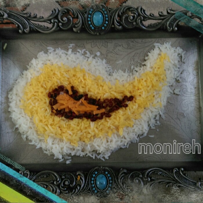 عکس تزیین ساده برنج