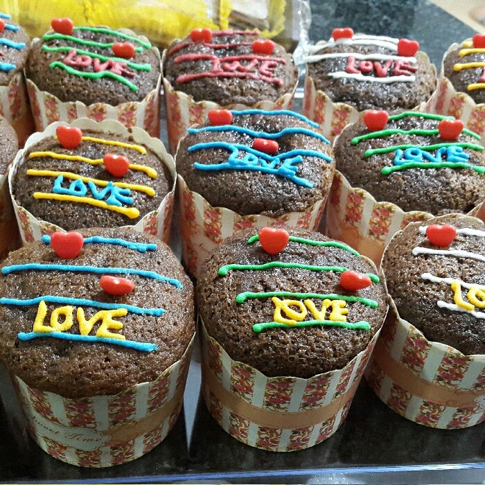 عکس کاپ کیک روز عشق