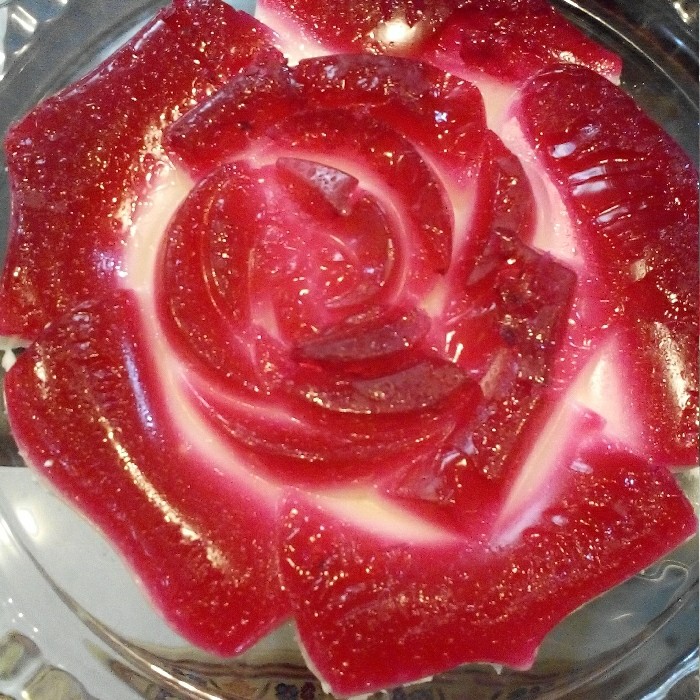 ژله گل رز