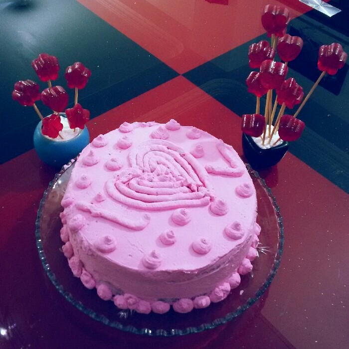 #کیک ویژه ی ولنتاین