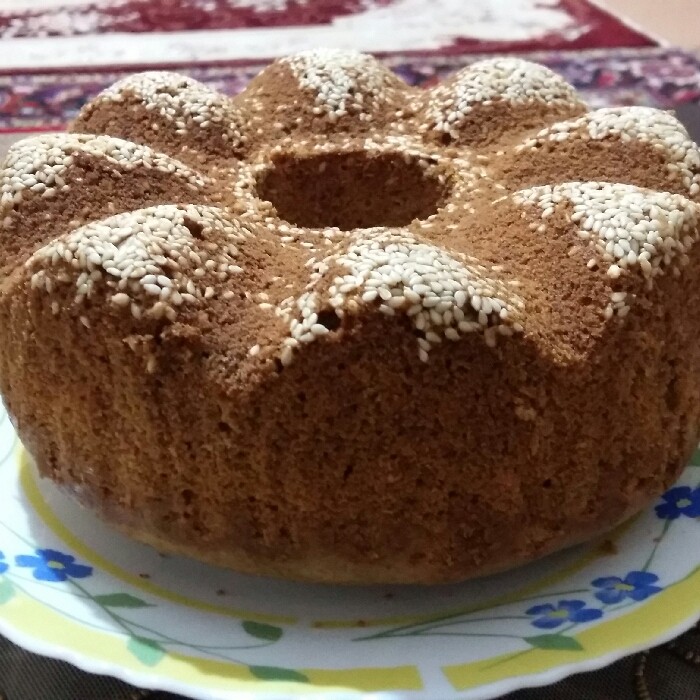 کیک گل محمدی