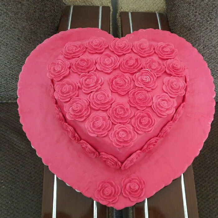 عکس کیک برای روز ولنتاین